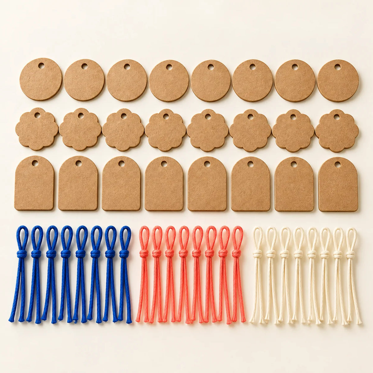 Kraft Gift Tag Set — detail