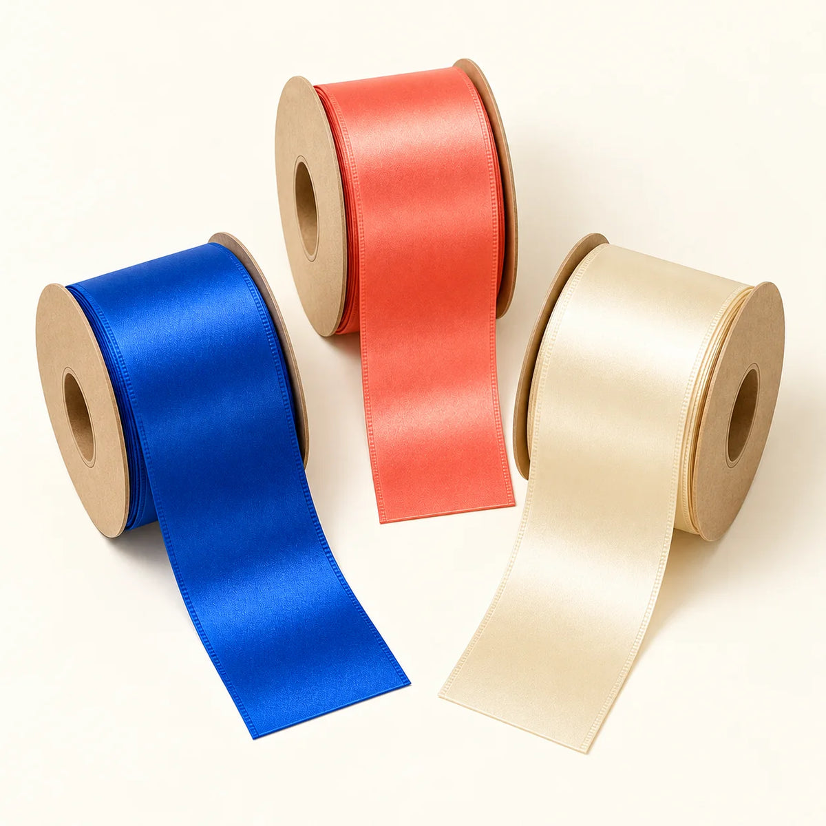 Satin Ribbon Spool Trio — package contents