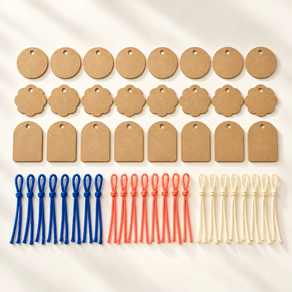 Kraft Gift Tag Set — package contents