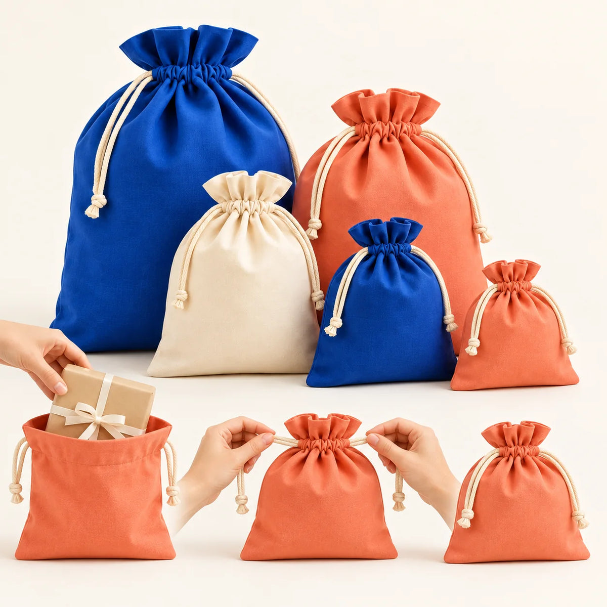 Reusable Gift Bag Set — function