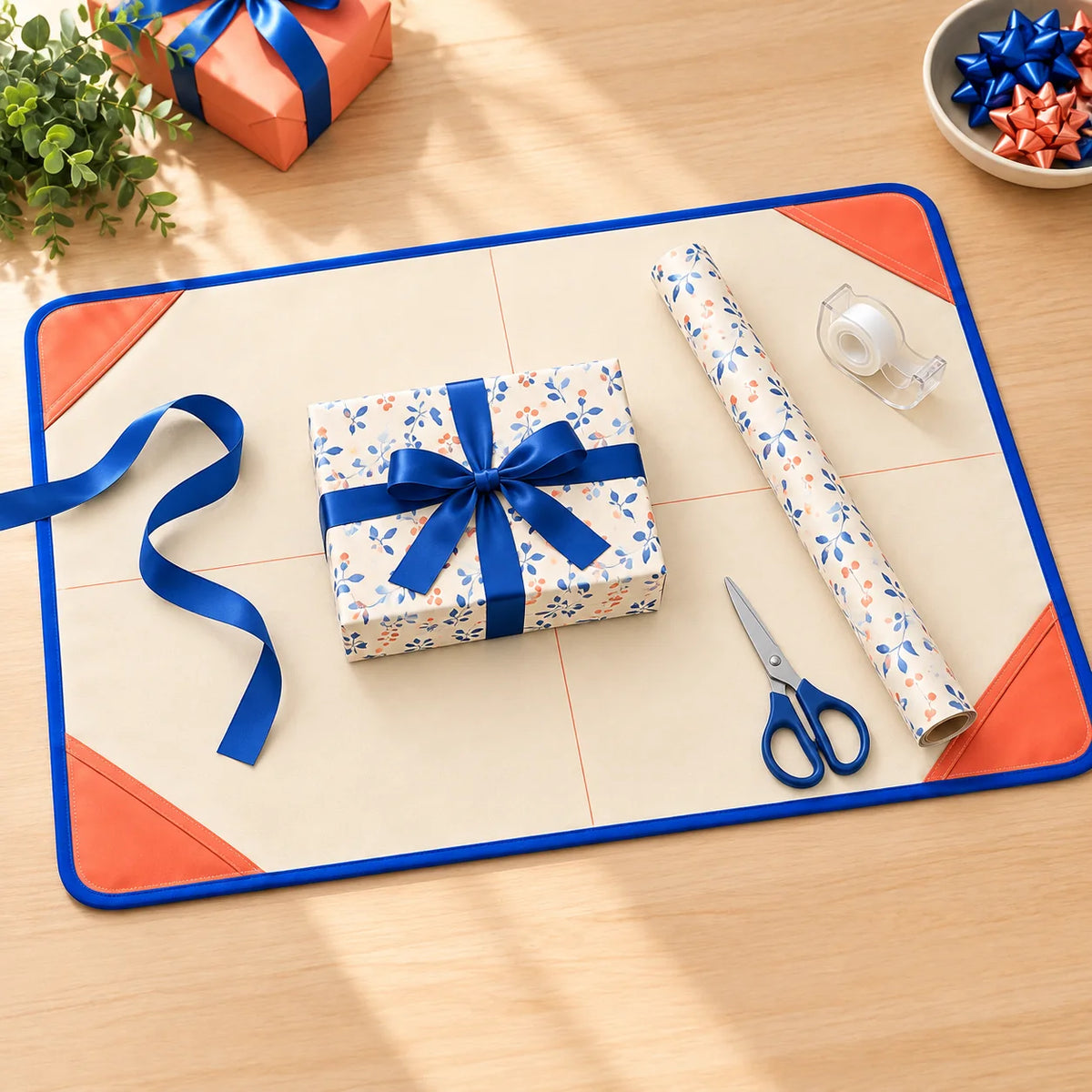 Roll-Up Gift Wrapping Mat — function