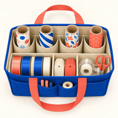 Wrapping Tool Storage Tote — package contents